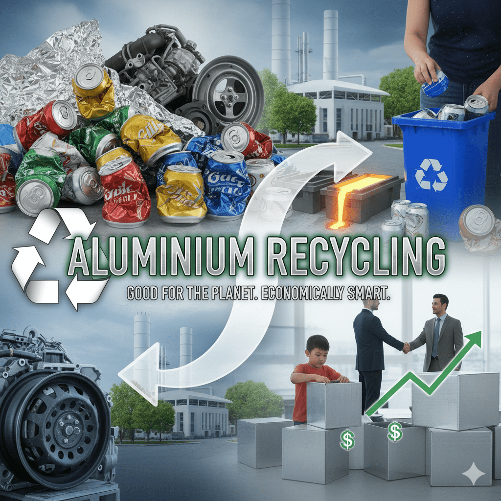 Recycle aluminium with Metal Group Recycling – earn cash and protect the environment