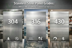 Comparing 304, 316 and 430 stainless steel scrap grades side by side